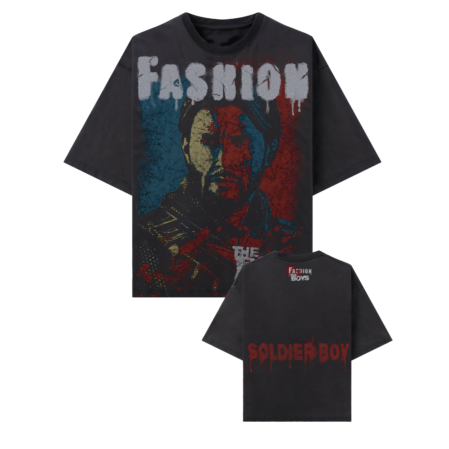 Unisex Portrait Fashion Vintage T-Shirt