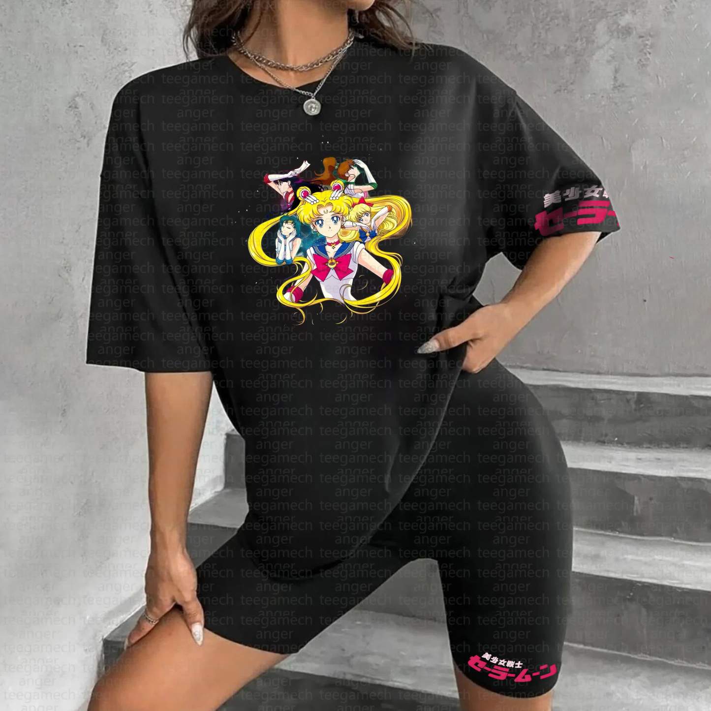 "Sailor Moon" Anime Inspired Vintage T-Shirt