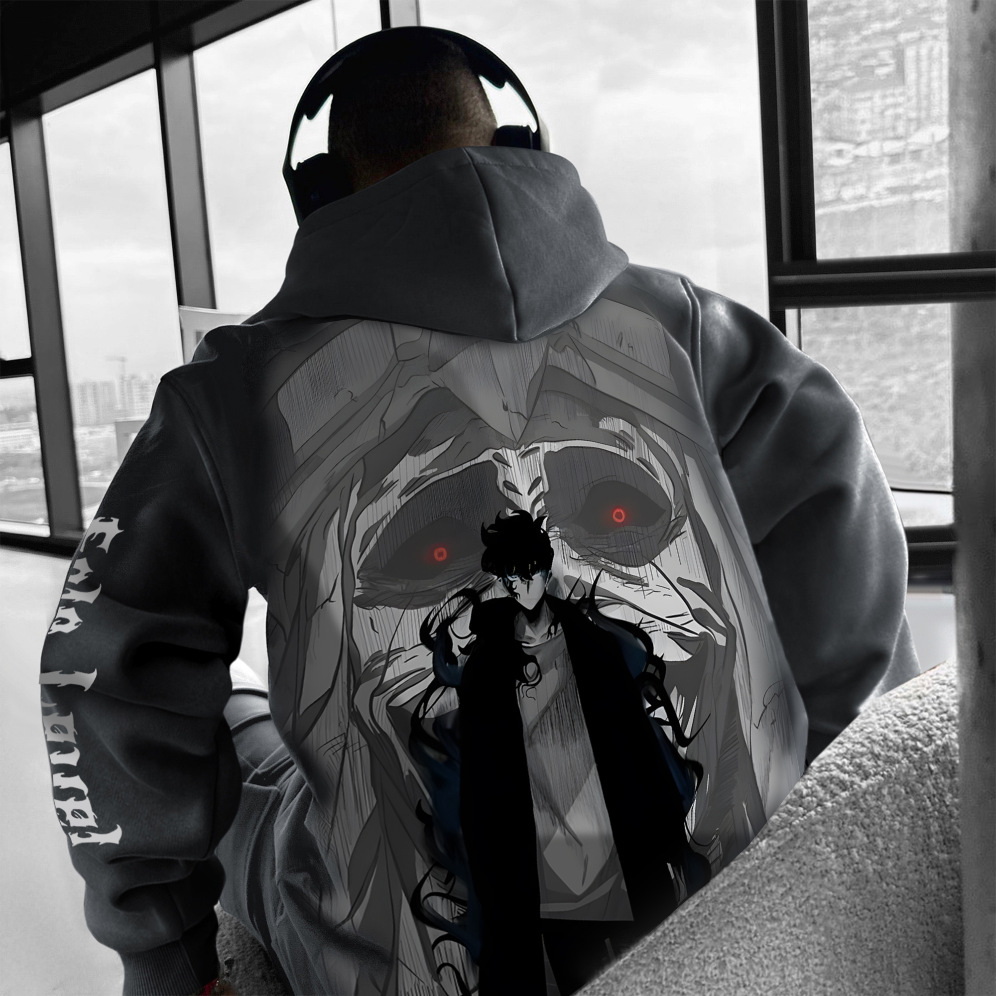 Unisex Anime Graphic Streetwear Vintage Hoodie