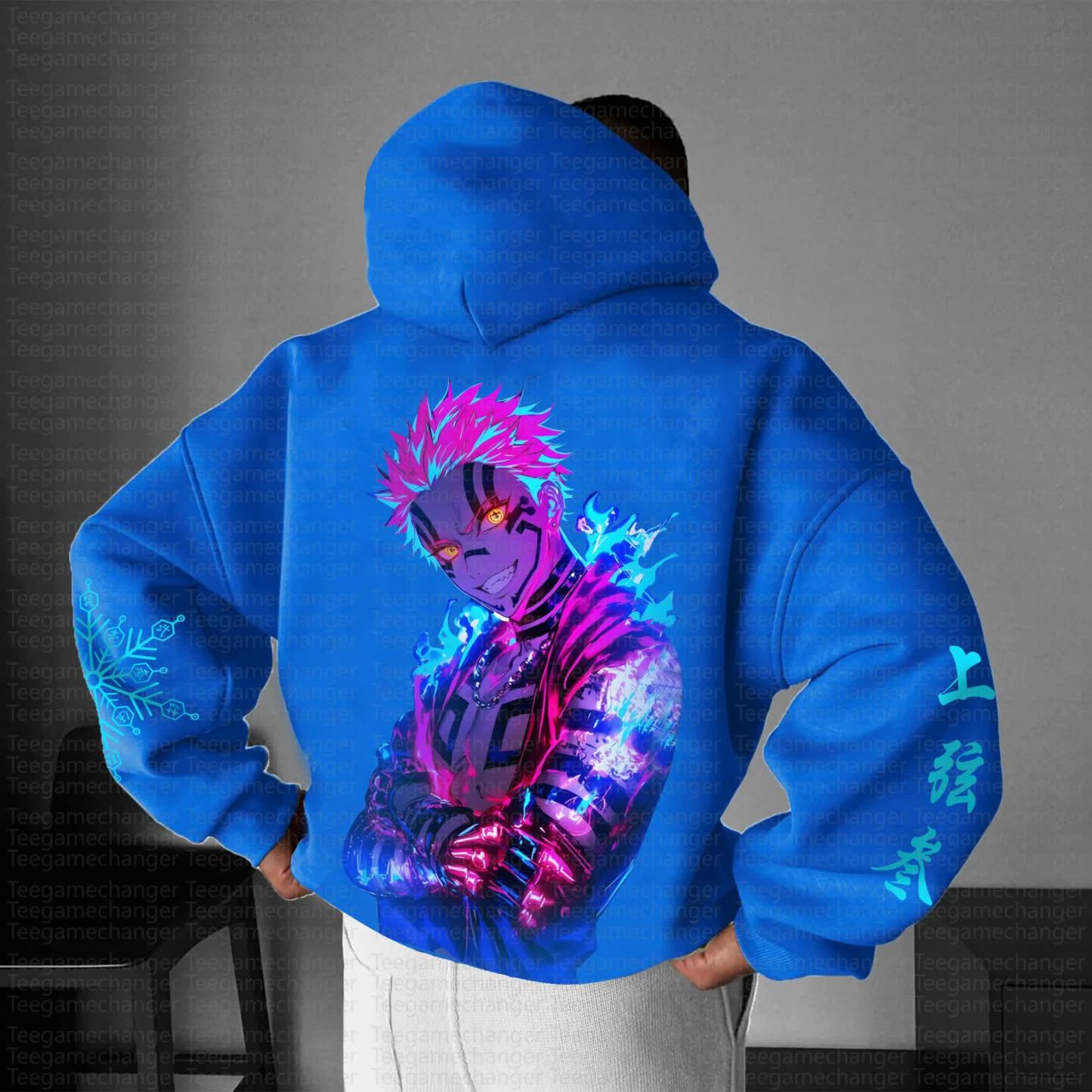 Unisex Anime Graphic Streetwear Vintage Hoodie丨Demon Slayer X Pokémon