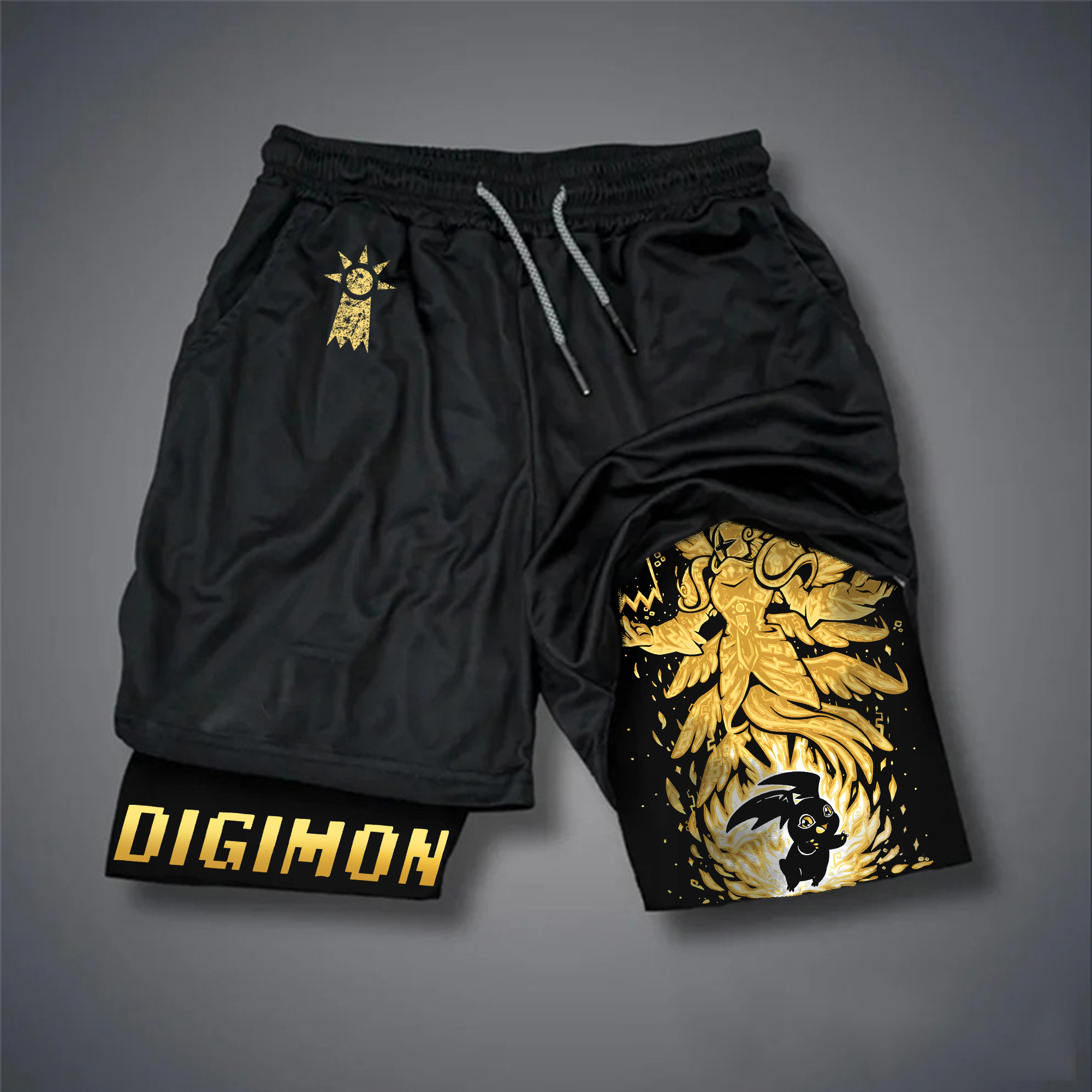 Unisex  “Digimon” Casual Anime Streetwear Shorts
