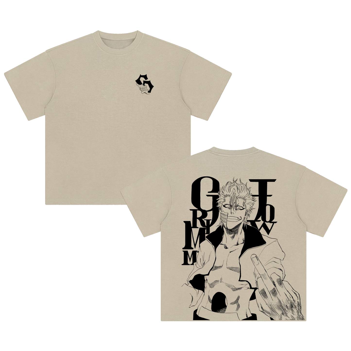 Unisex Anime Fit Washed T-Shirt