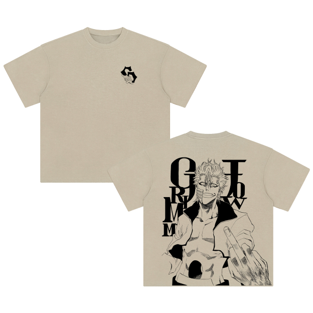 Unisex Anime Fit Washed T-Shirt