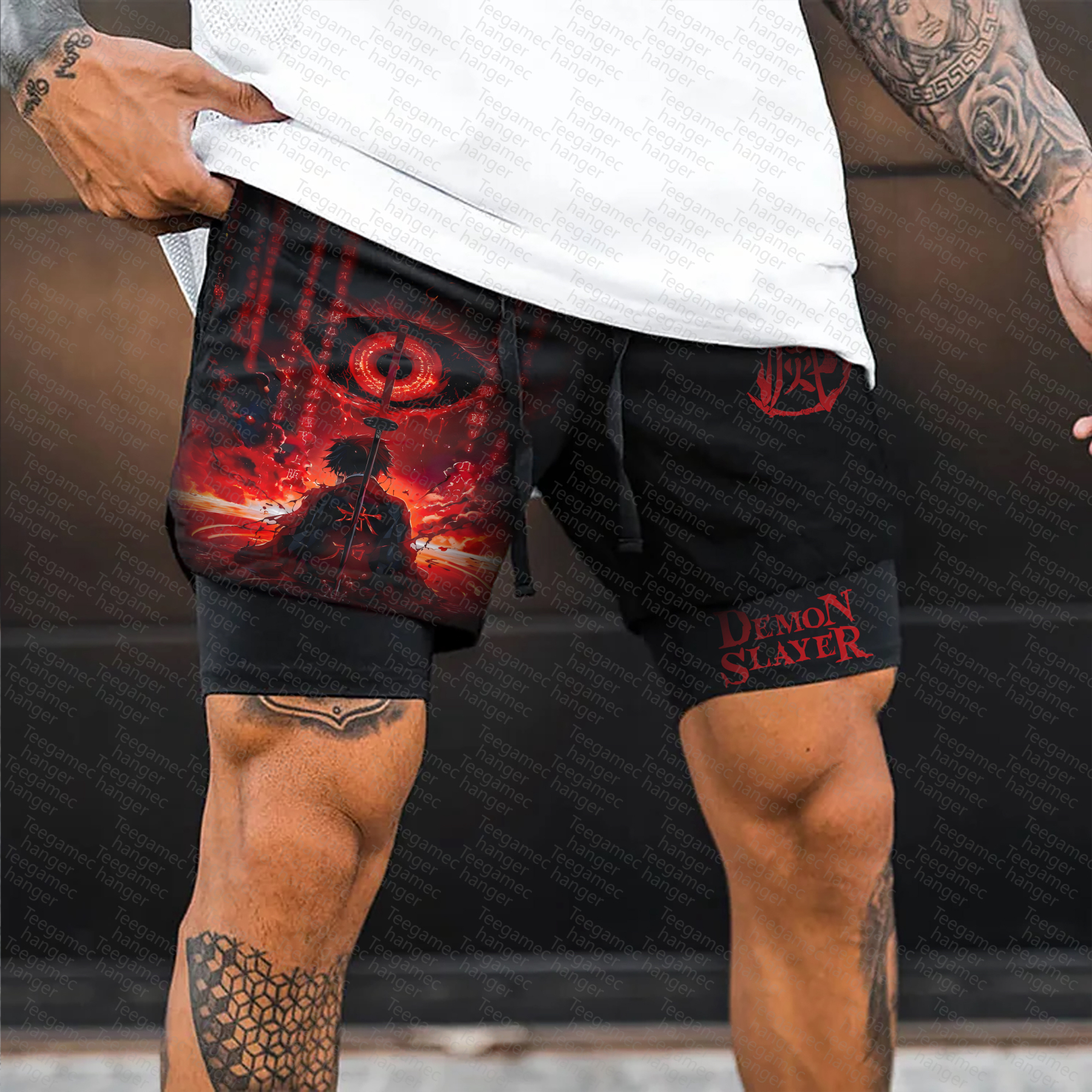 Unisex  Casual Anime Streetwear Shorts