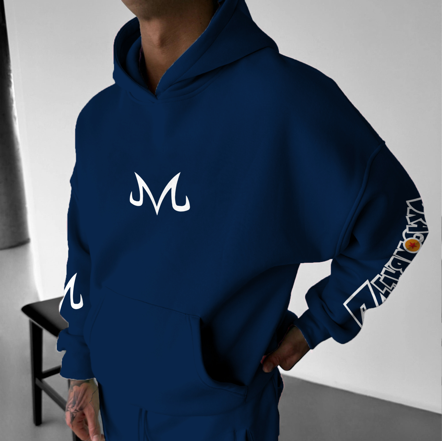 Anime "Dragon Ball" Character "Super Saiyan" Pattern Print Hoodie