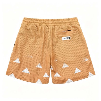 DEMON SLAYER ZENITSU MESH SHORTS (YELLOW)