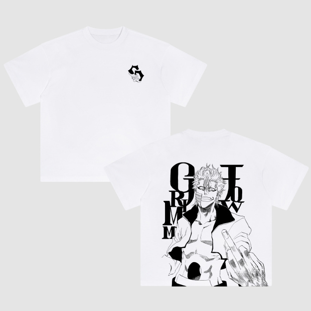 Unisex Anime Fit Washed T-Shirt