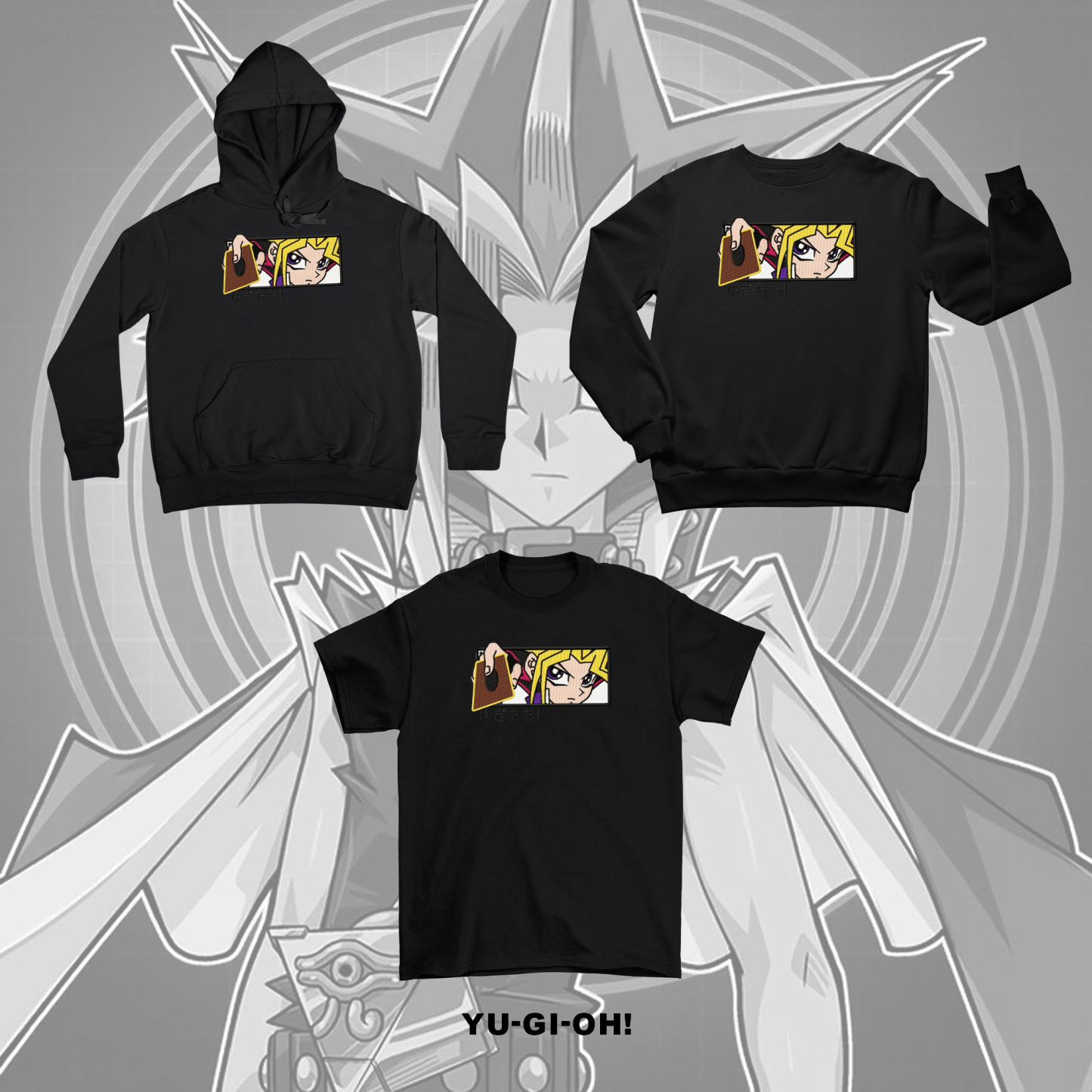 Unisex "Yu-Gi-Oh!" Anime Embroidered Top