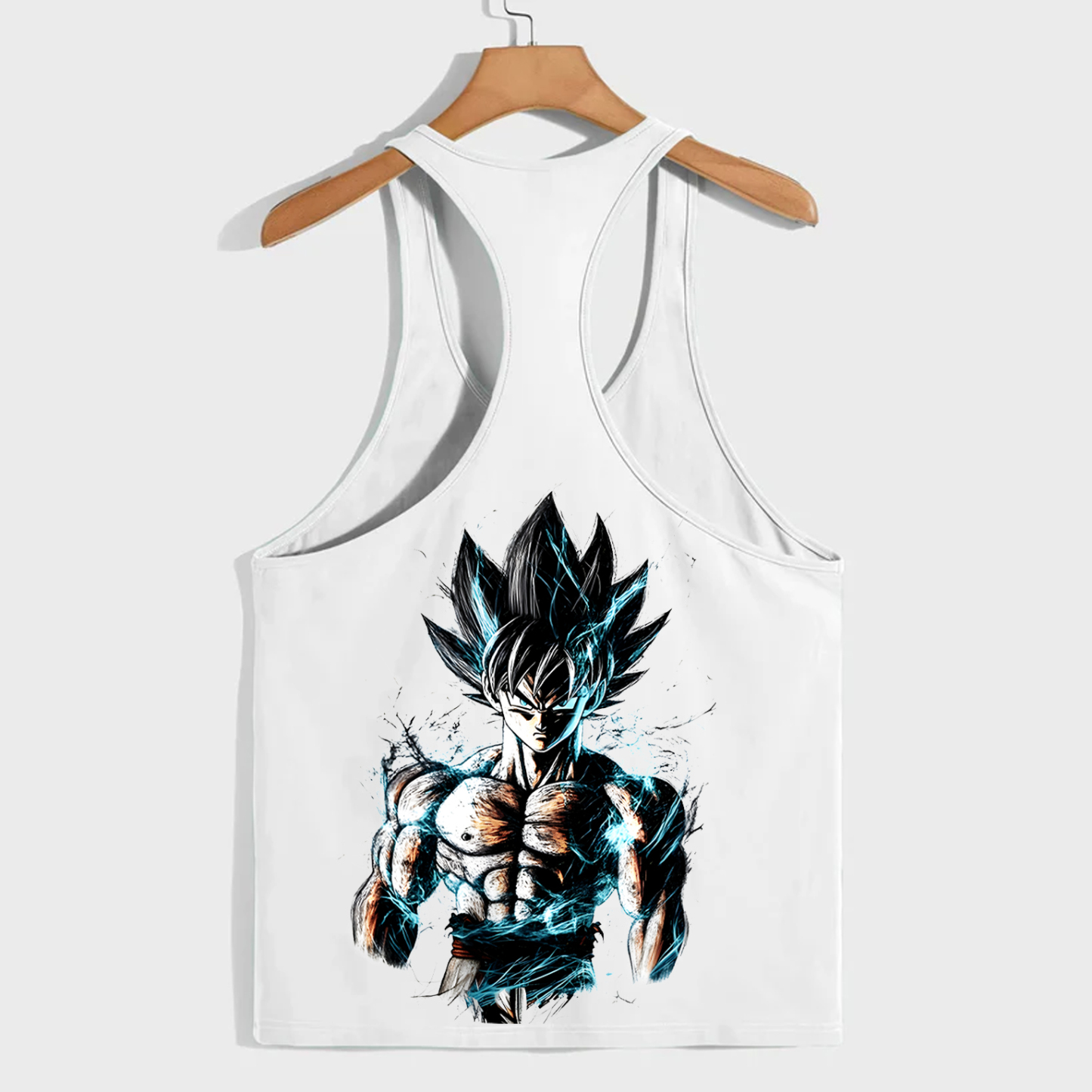 Unisex Anime Print Embroidered Casual Vest