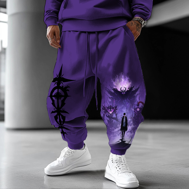 Unisex Casual Anime Streetwear Pants