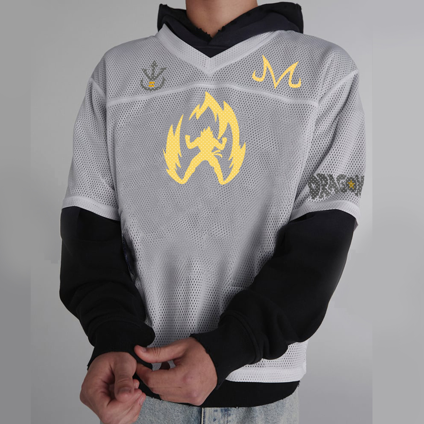 Unisex  “DRAGON BALL” Anime Style Retro I Mesh T-Shirt