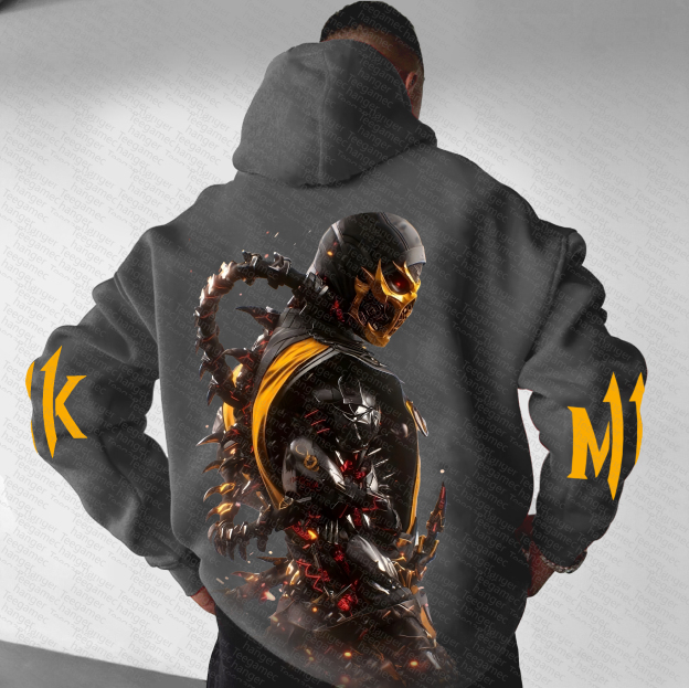 Unisex “Mortal Kombat”  Graphic Streetwear Vintage Hoodie