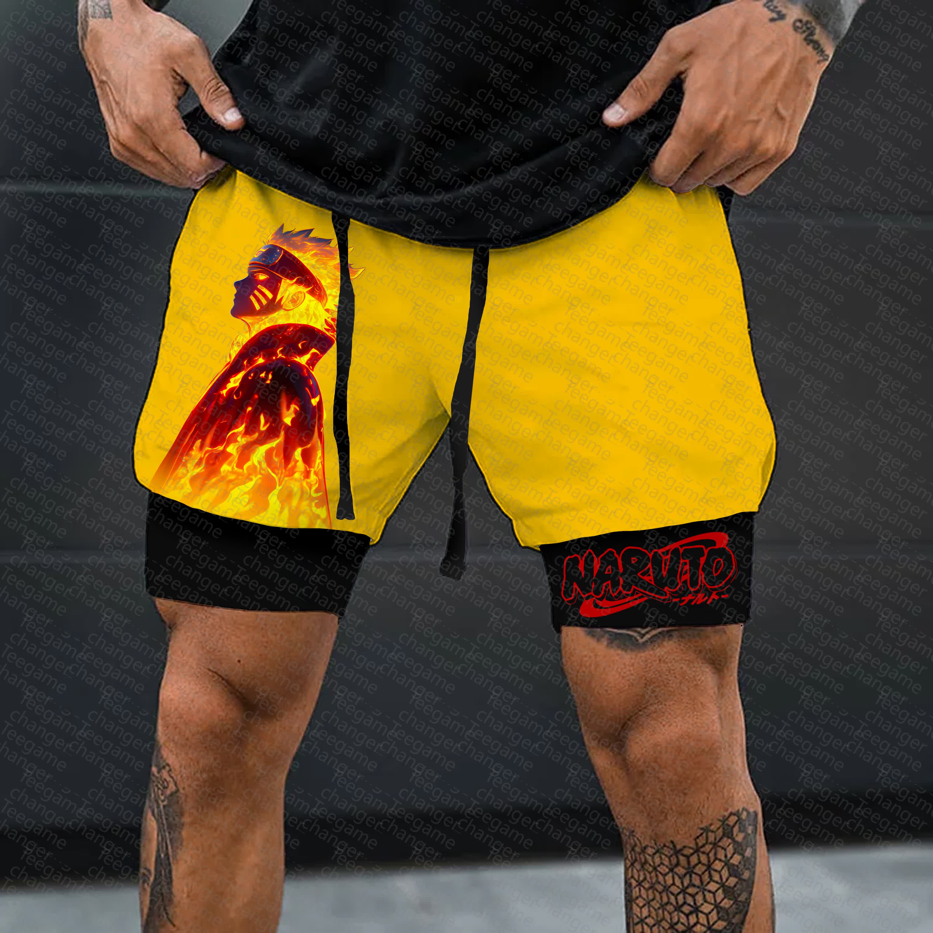 Unisex  “NARUTO” Casual Anime Streetwear Shorts