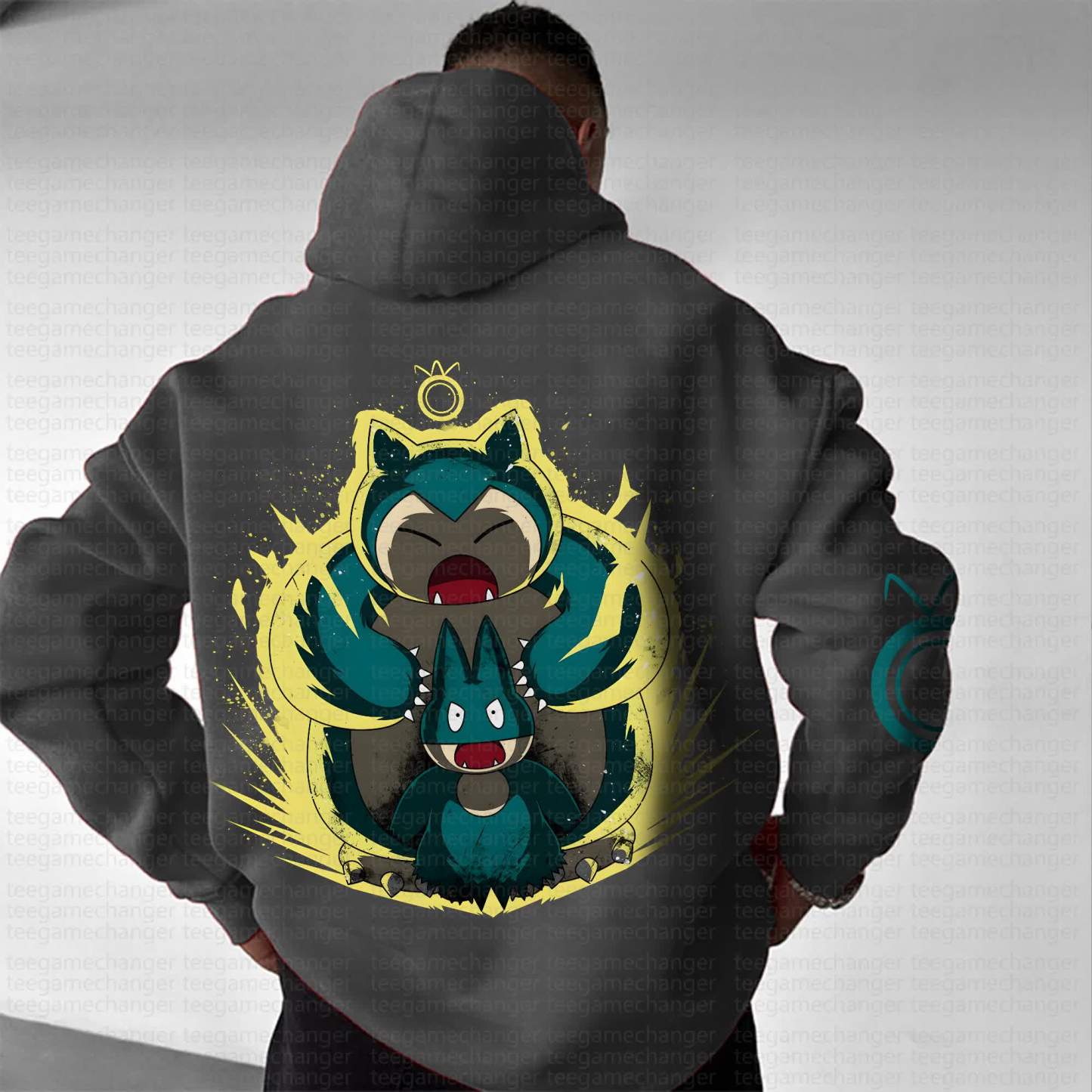Unisex Anime Graphic Streetwear Vintage Hoodie丨Demon Slayer X Pokémon