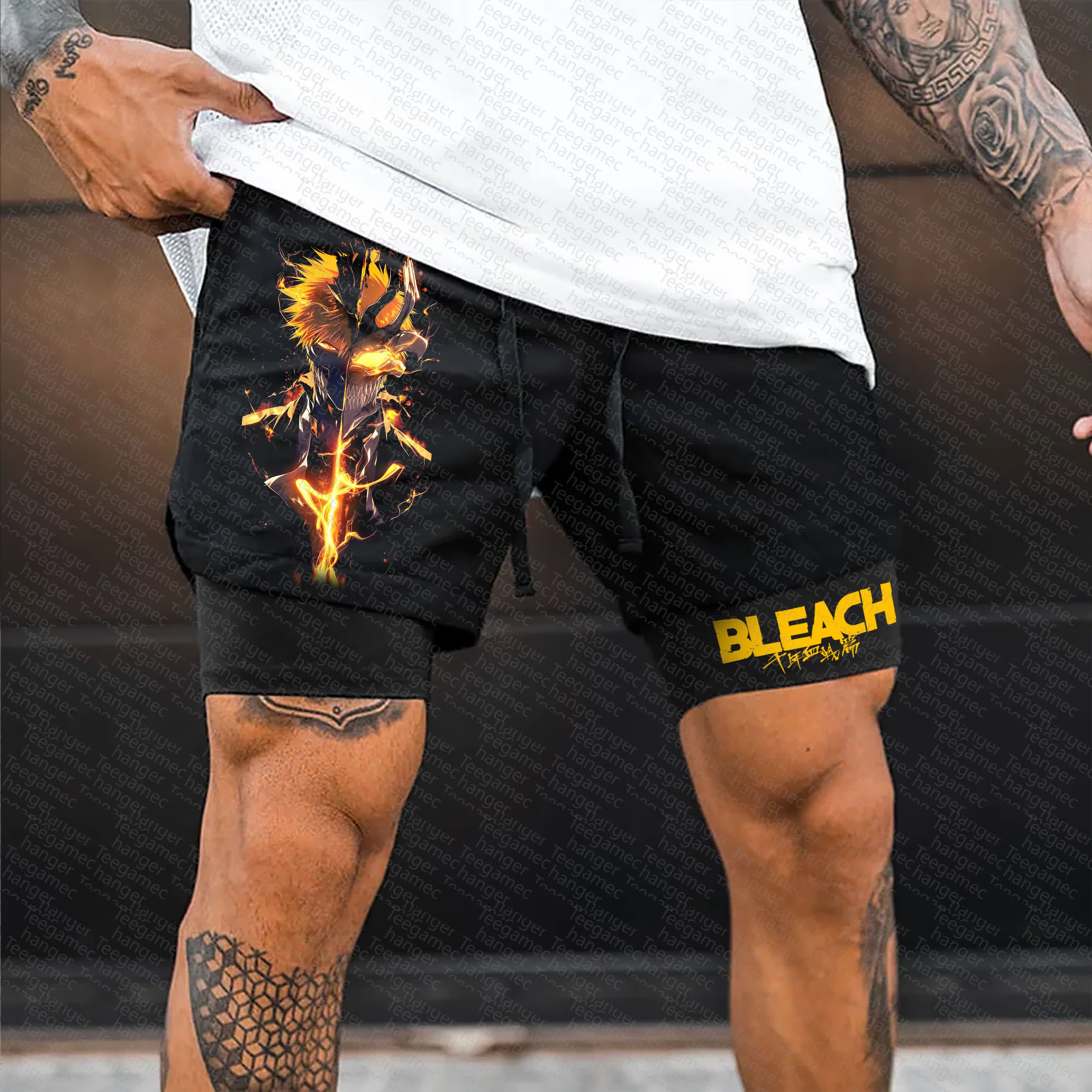 Unisex  “BLEACH” Casual Anime Streetwear Shorts