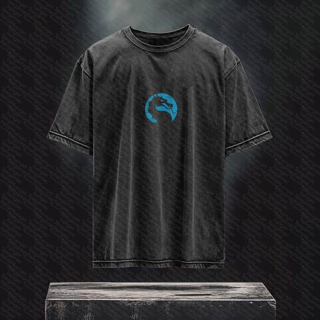 Unisex  Inspired Vintage Washed T-Shirt丨 Mortal Kombat