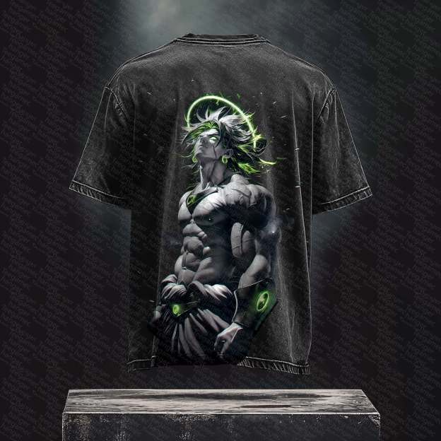 Unisex Anime Inspired Vintage Washed T-Shirt丨 Dragonball