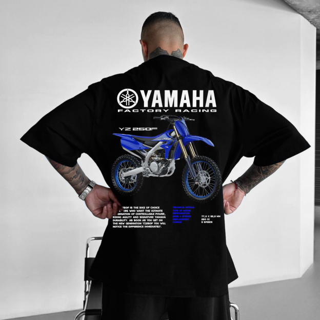 Unisex Oversized Motorcycle T-Shirt