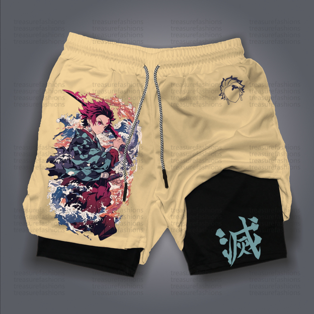 Unisex “ Demon slayer” Casual Streetwear Shorts