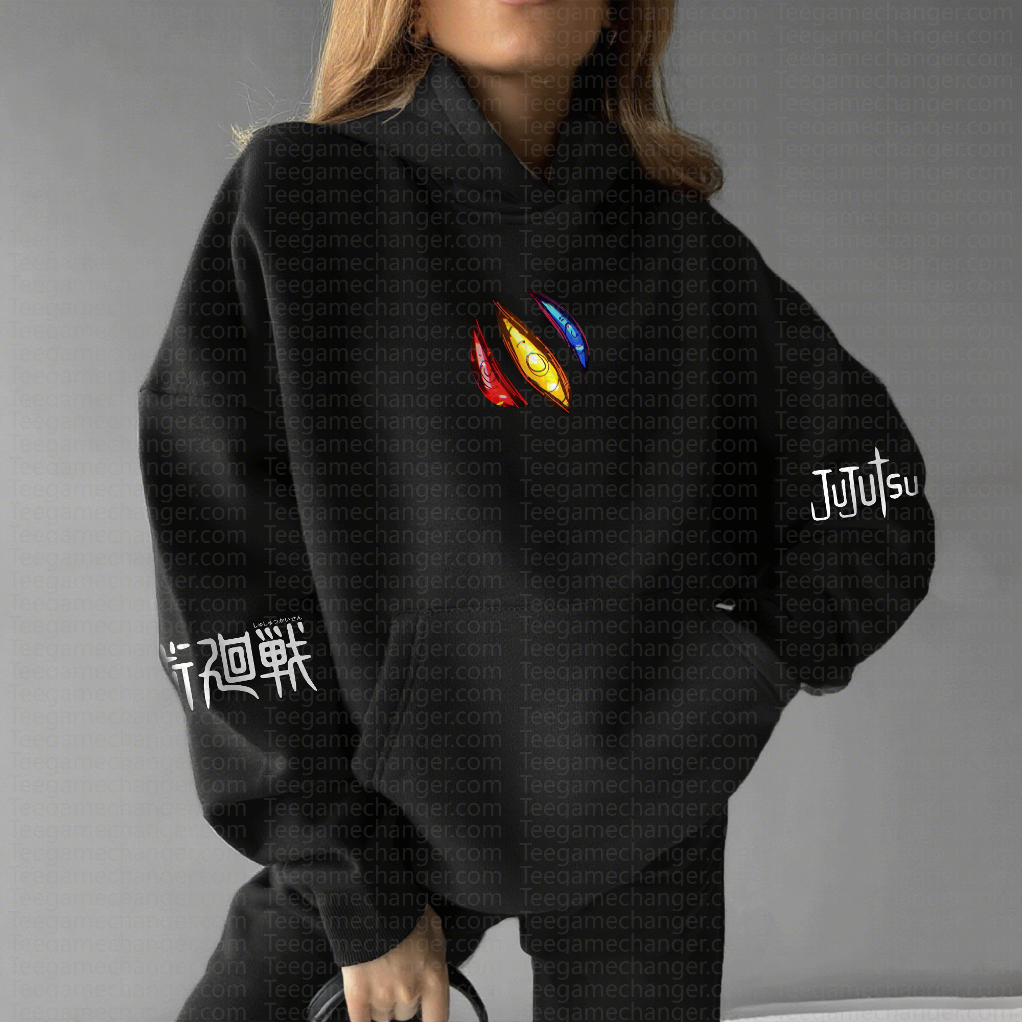 "Jujutsu Kaisen" Unisex Anime Inspired Vintage Hoodie