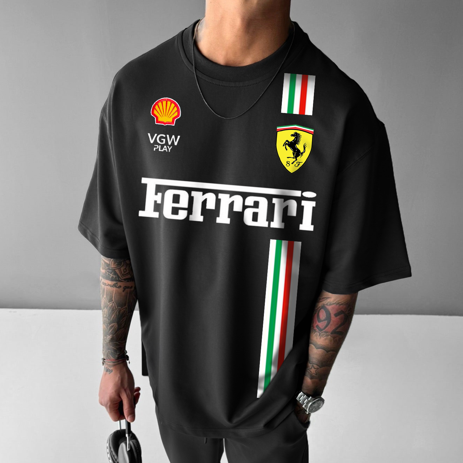 Racing Oversized Men's Tee