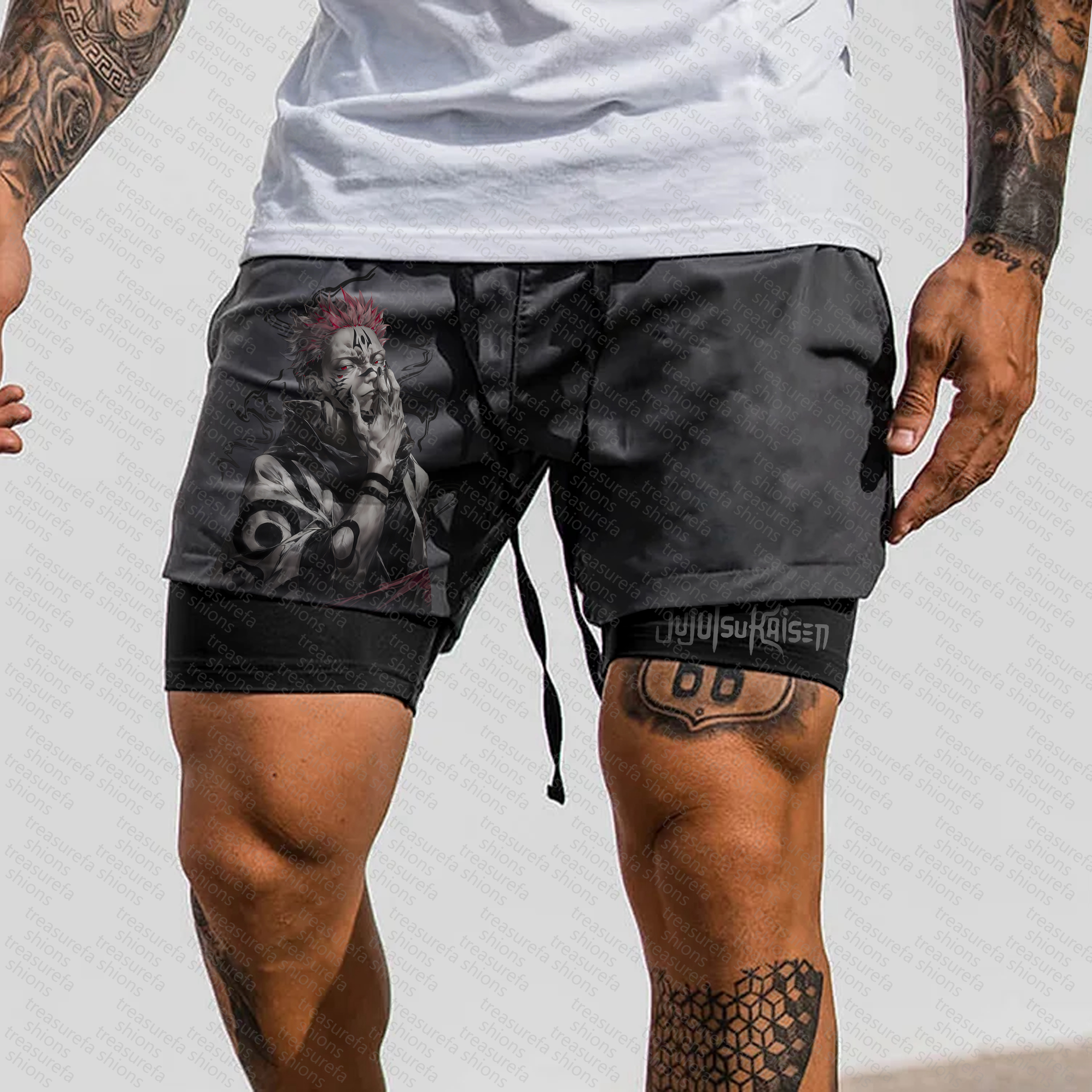 Unisex “ Jujutsu Kaisen” Casual Streetwear Shorts