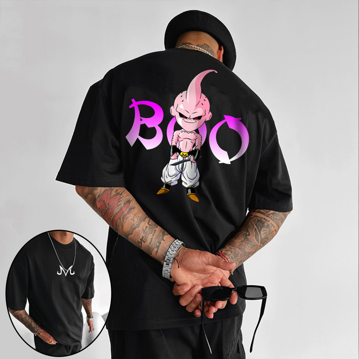 Men's Loose Cartoon Printed T-shirt