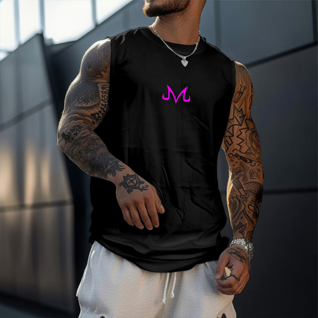 Unisex Dragon Ball Anime Rage BUU Printed Fitness Tank Top