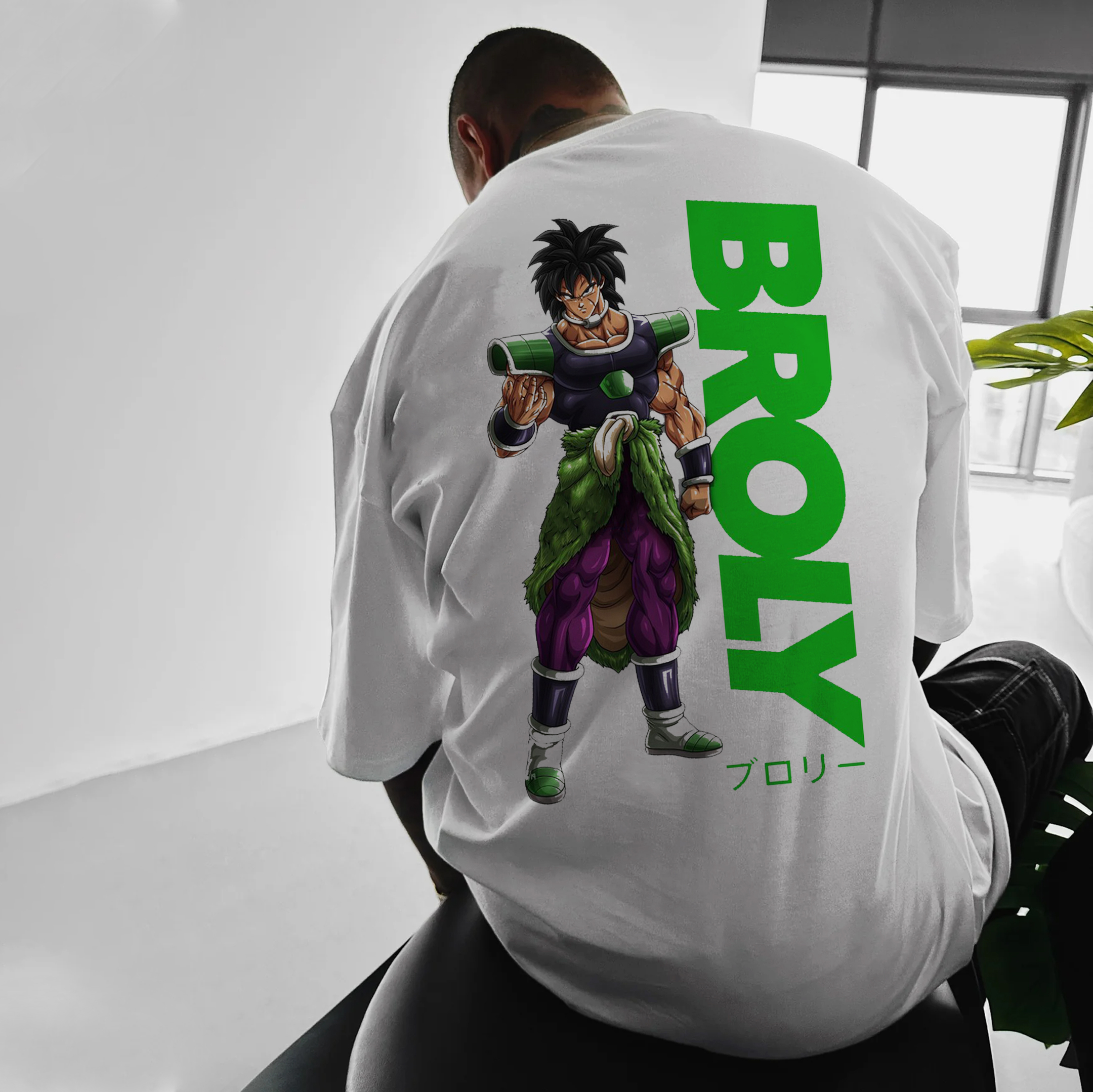 Unisex DBZ BROLY Anim Casual Printed T-shirt