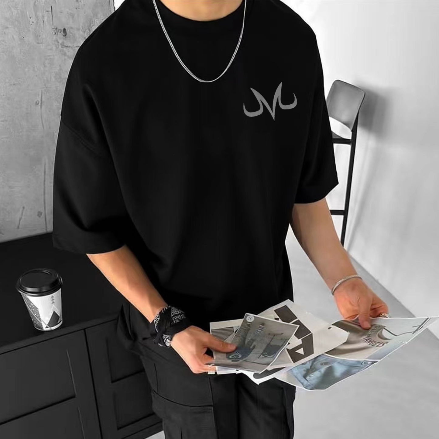 Unisex Anime Print Buu T-shirt