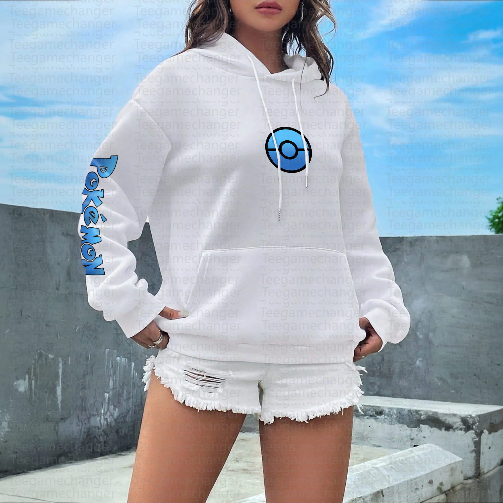 ‘’Pokémon " Anime Inspired Vintage Hoodie