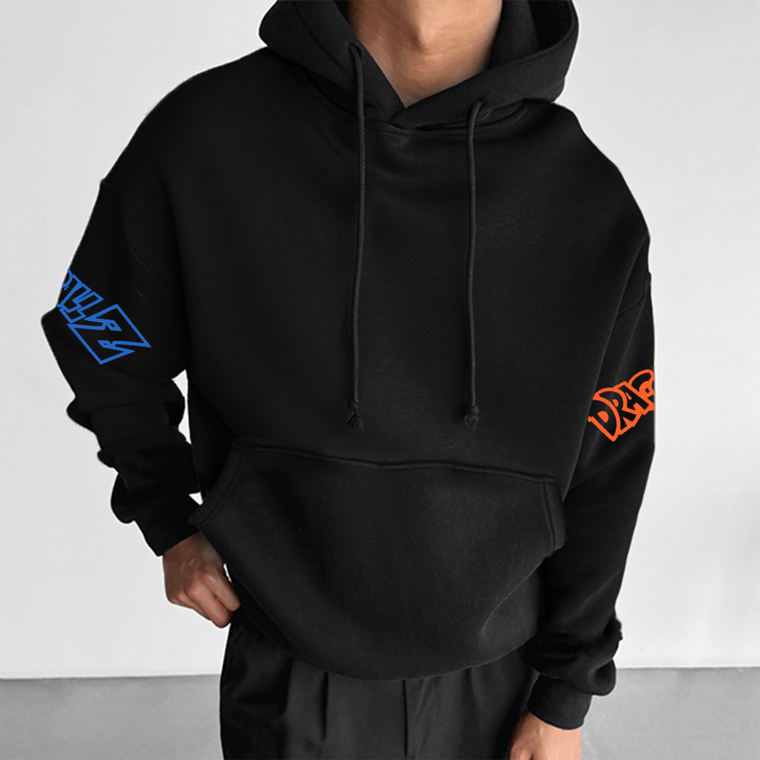 Unisex Oversized Anime Print Hoodie-Teegamechanger
