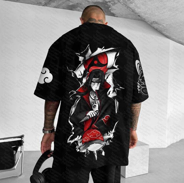 Unisex Anime Inspired Vintage T-Shirt