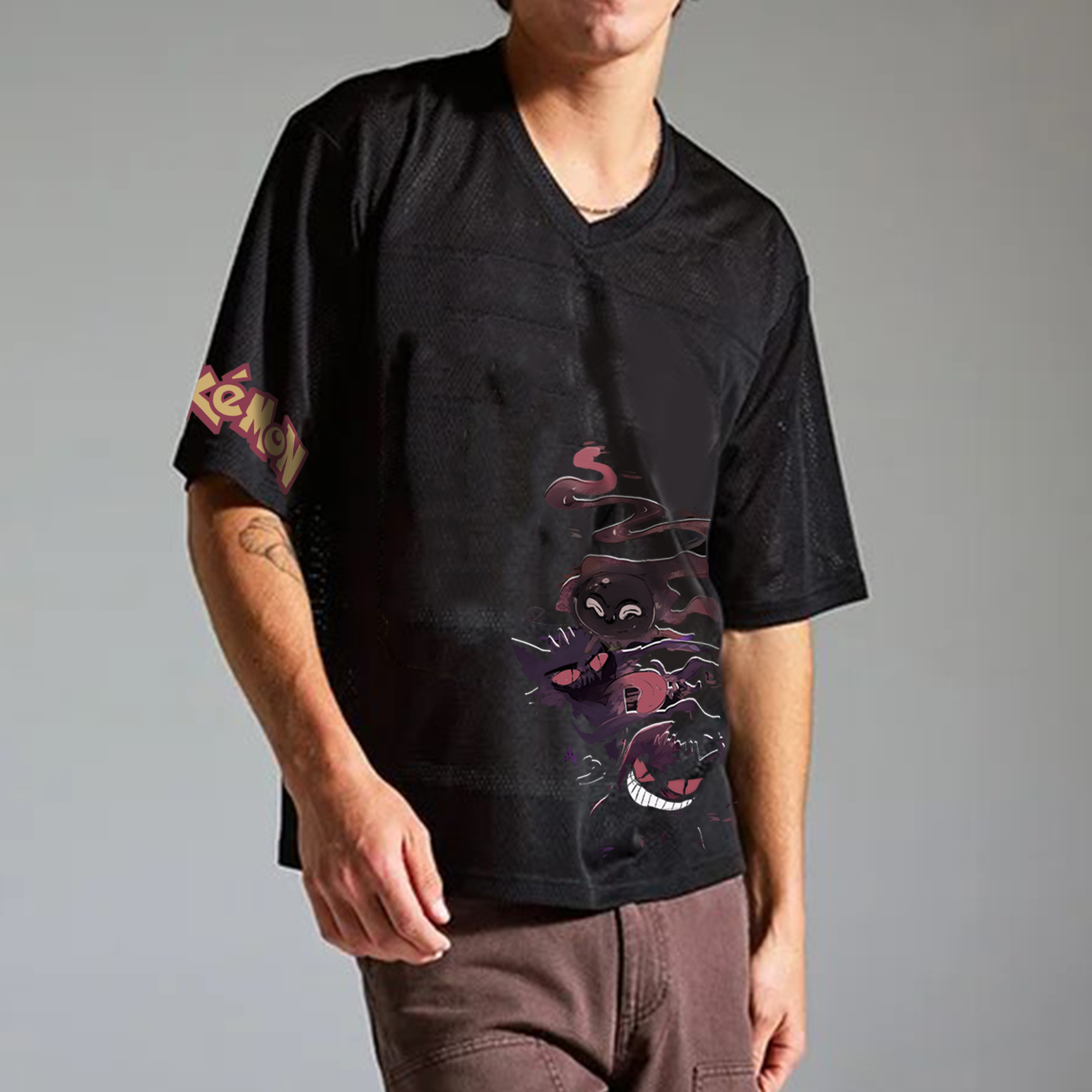 Unisex  “Pokémon” Anime Style Retro I Mesh T-Shirt