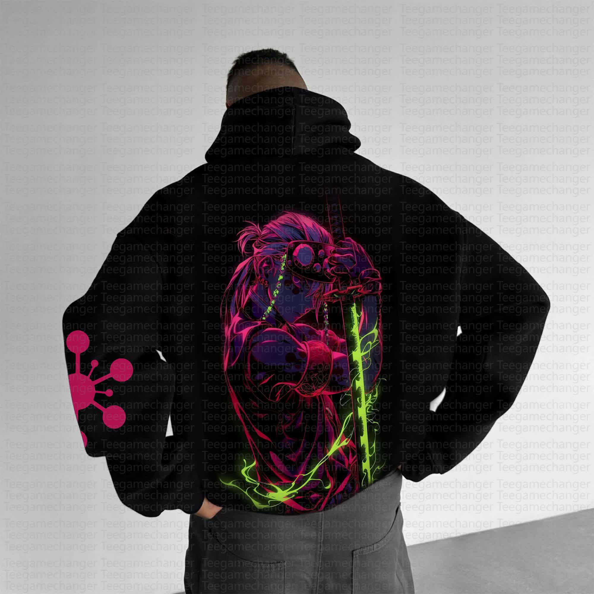Unisex Anime Graphic Streetwear Vintage Hoodie丨Demon Slayer