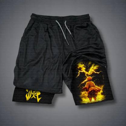 Unisex Casual Anime Streetwear Shorts 丨Demon Slayer
