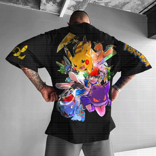 Unisex  "Pokémon" Anime Inspired Vintage T-Shirt