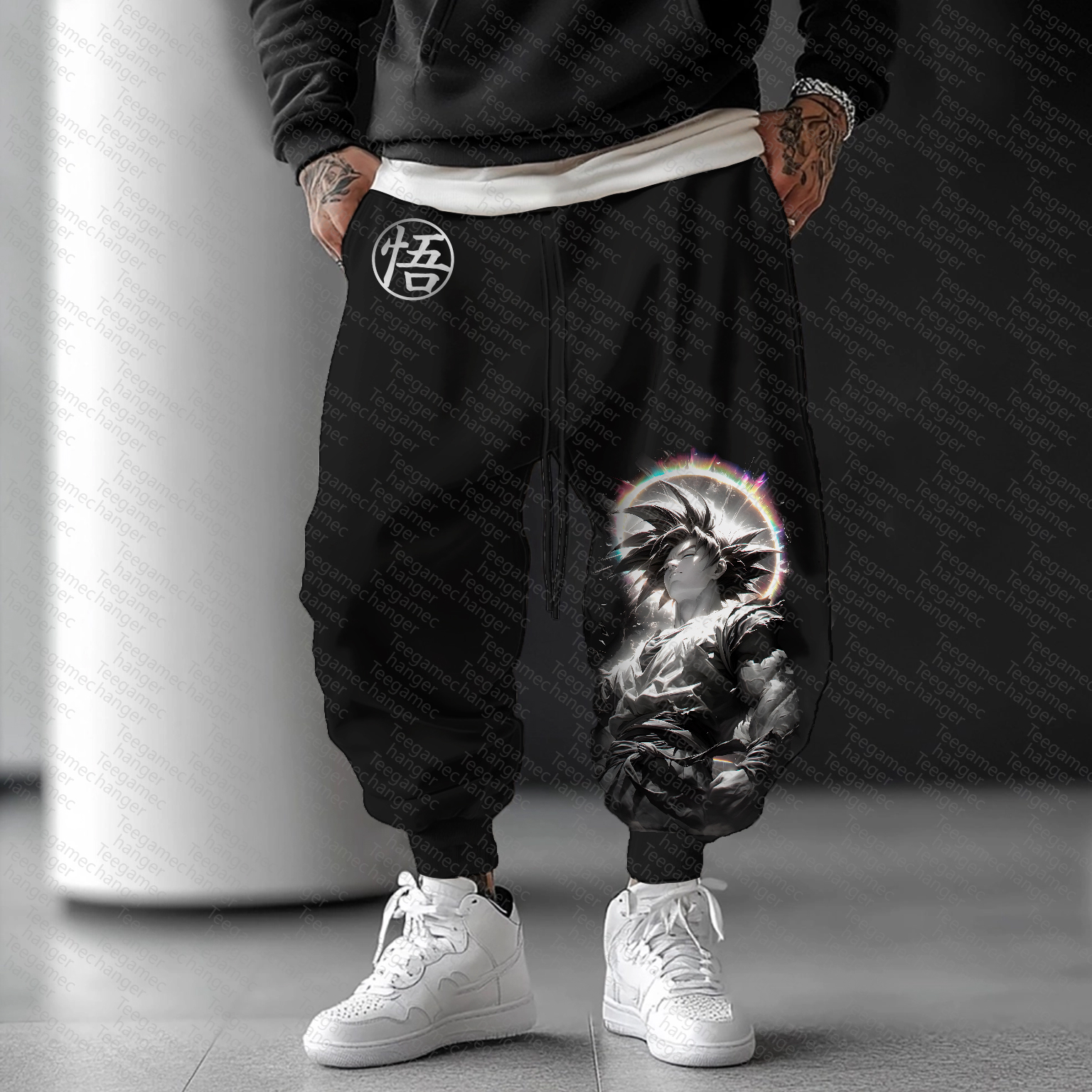 Unisex  Casual  Streetwear Pants