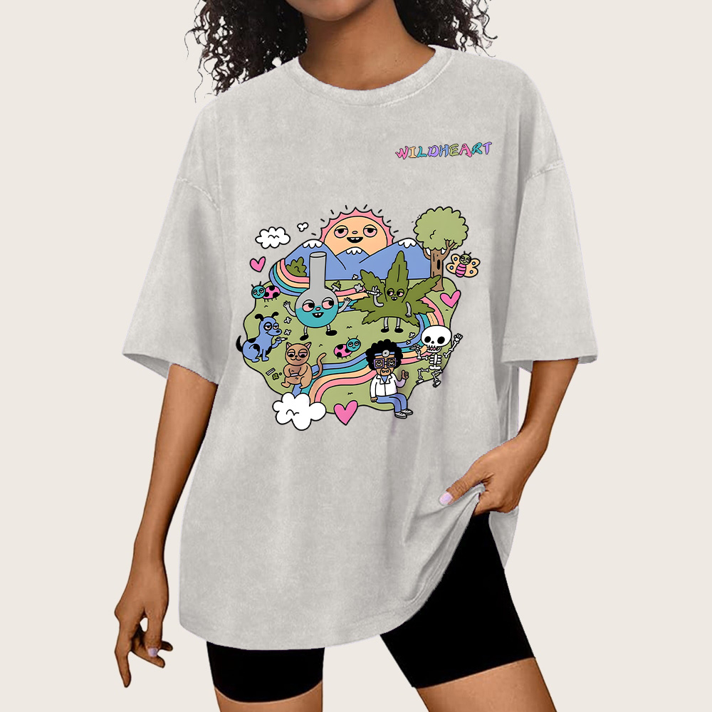 Unisex Anime Inspired Vintage T-Shirt
