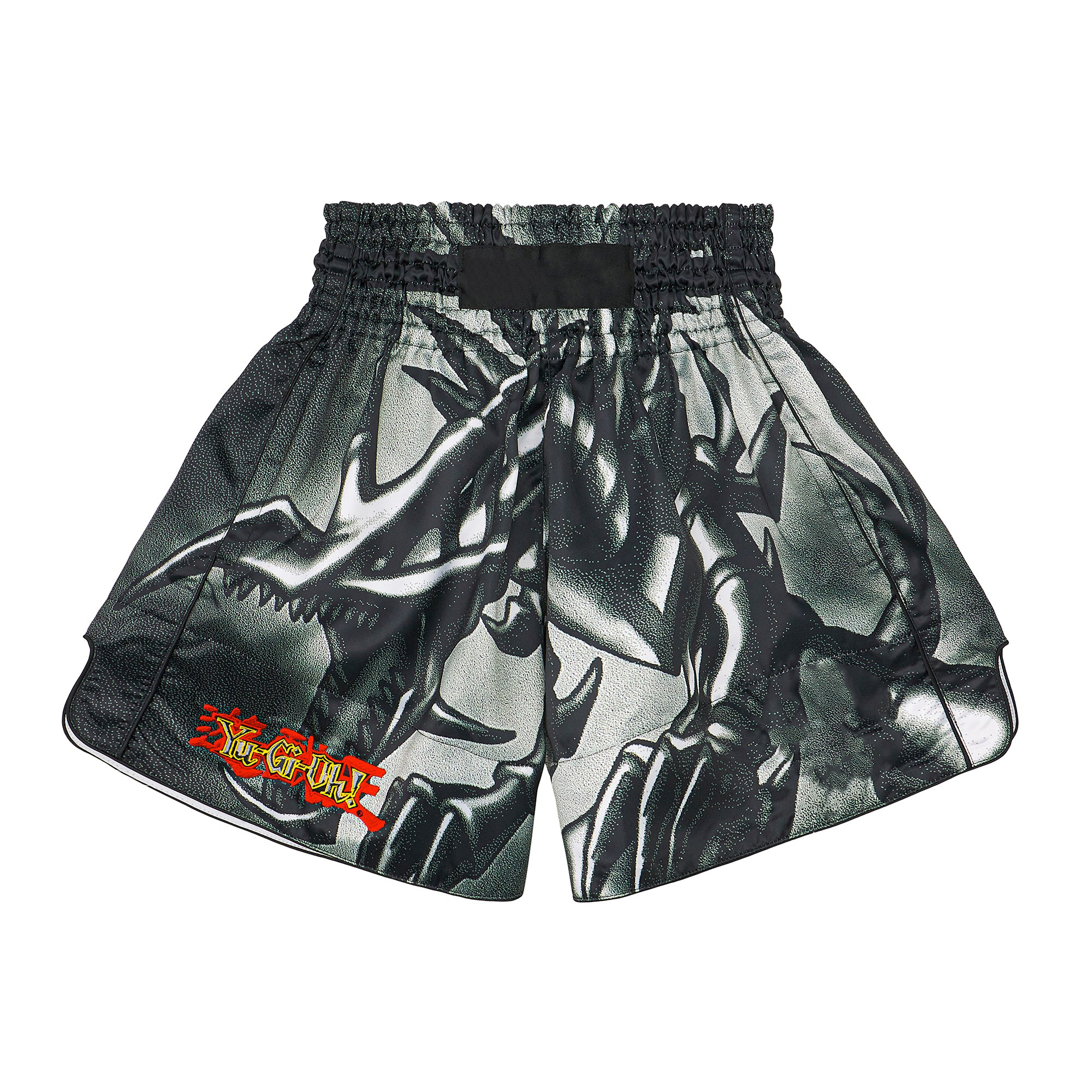 YUGIOH RED EYES MUAY THAI SHORTS (BLACK)