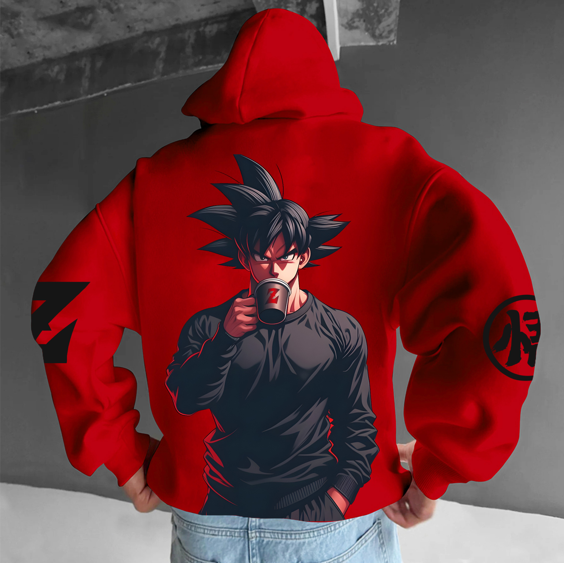Unisex Anime Graphic Streetwear Vintage Hoodie