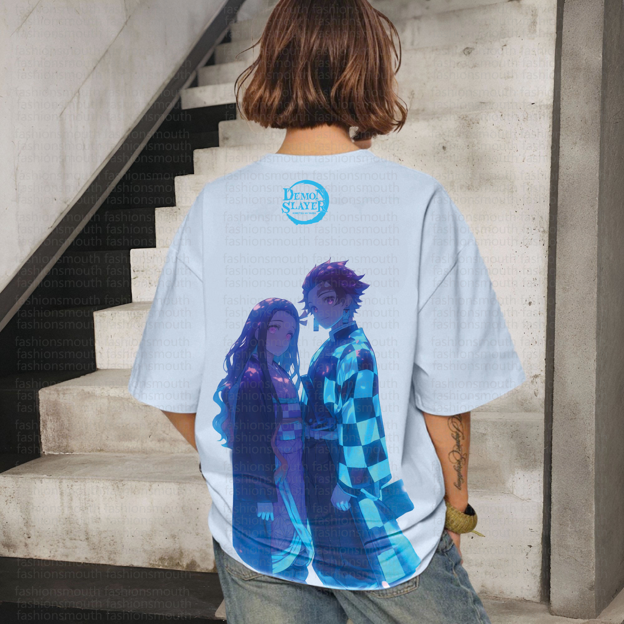 "Demon Slayer" Anime Inspired Vintage T-Shirt