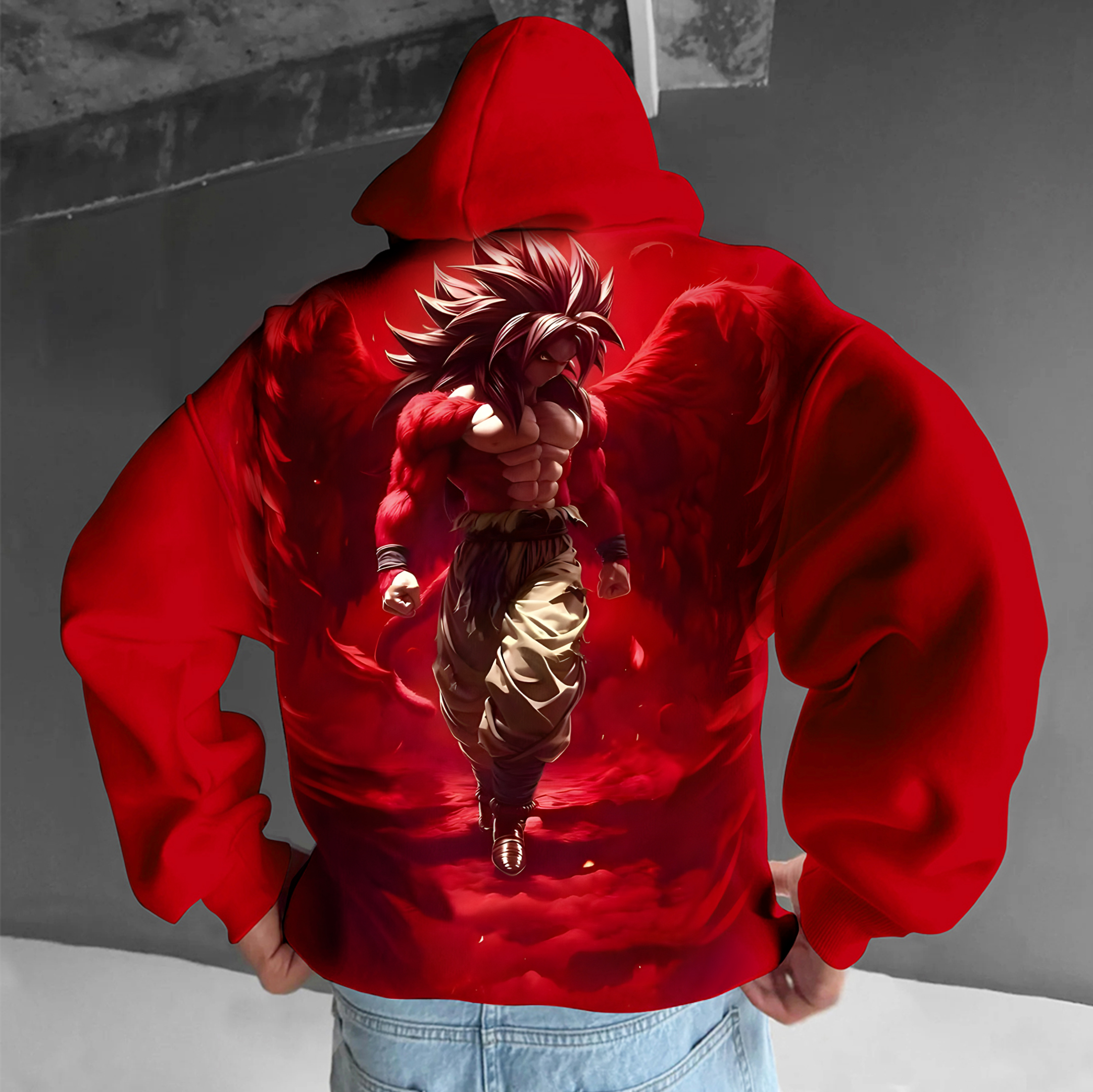 Unisex Anime Graphic Streetwear Vintage Hoodie