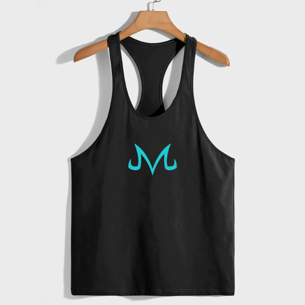 Unisex Anime Print Embroidered Casual Vest