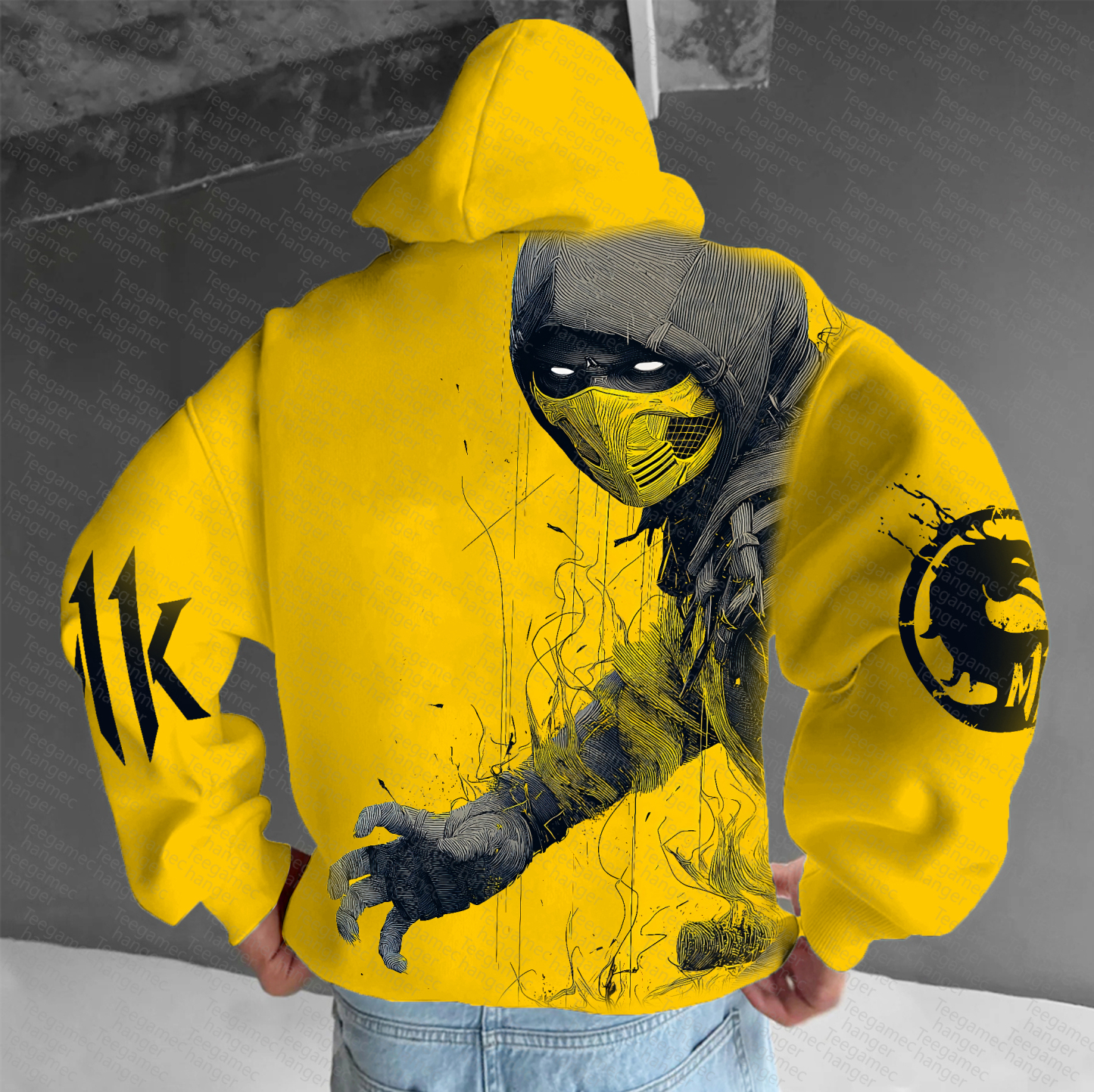 Unisex “Mortal Kombat” Anime Graphic Streetwear Vintage Hoodie
