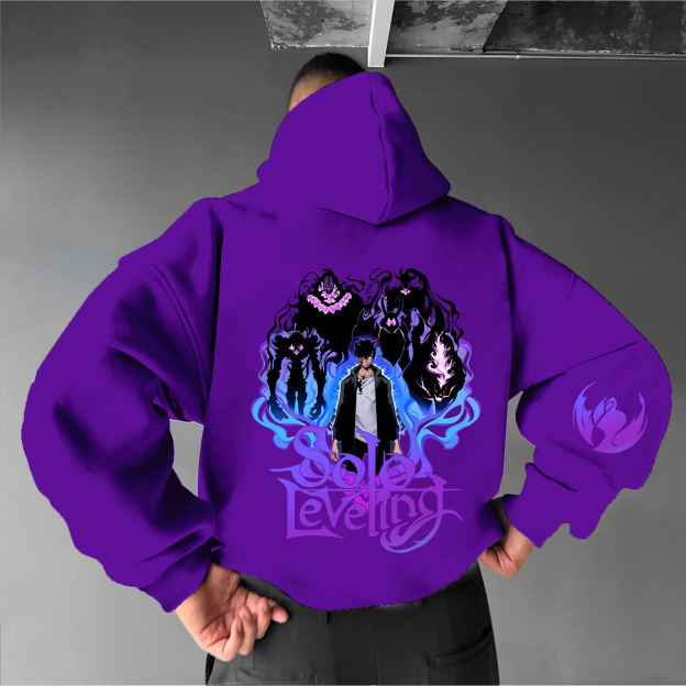 Unisex Anime Graphic Streetwear Vintage Hoodie