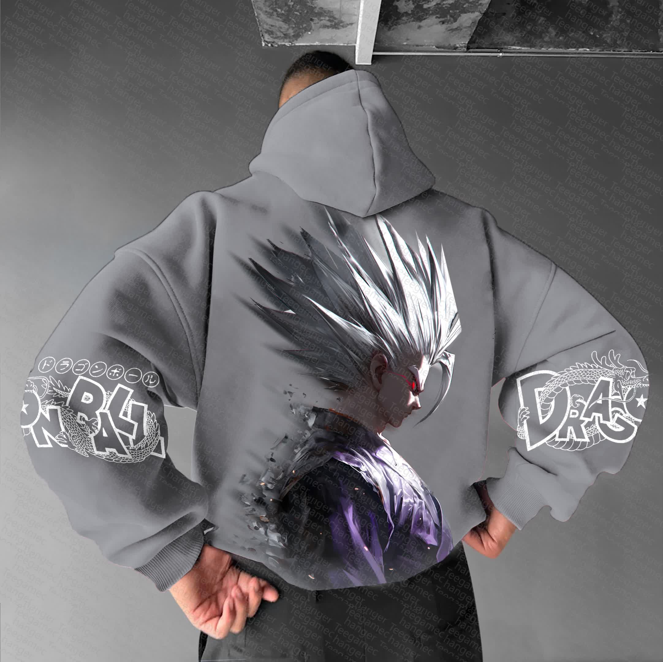 Unisex “Dragonball” Anime Graphic Streetwear Vintage Hoodie