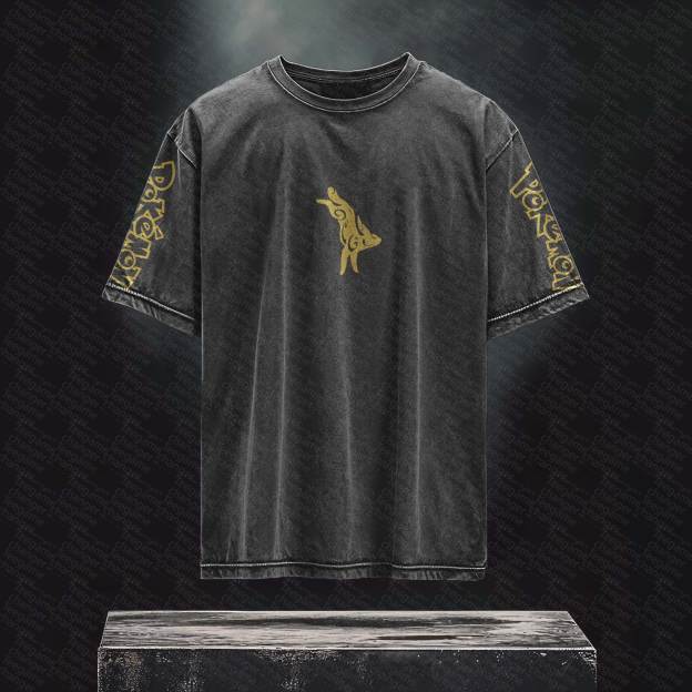Unisex Anime Inspired Vintage T-Shirt丨 Pokémon