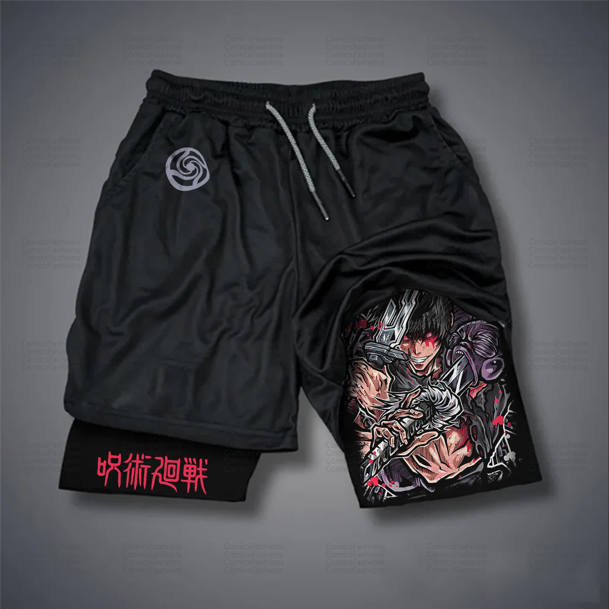 Unisex Casual Anime Streetwear Shorts 丨Jujutsu Kaisen