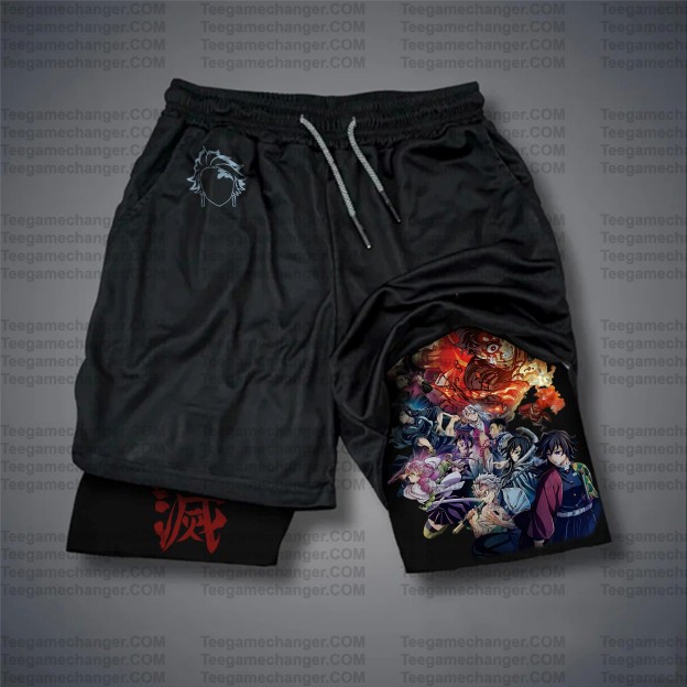 Unisex “ Demon slayer” Casual Streetwear Shorts